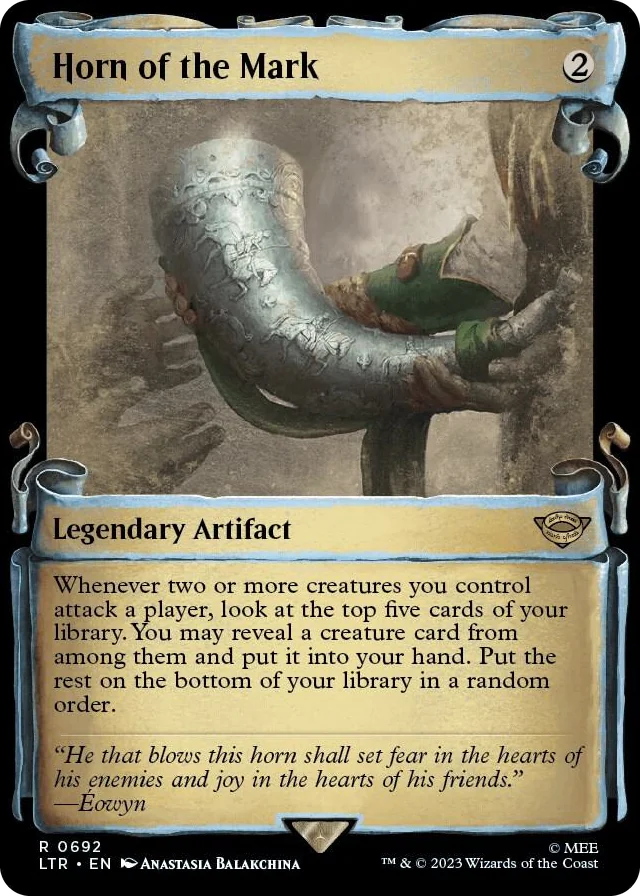 0692 Horn of the Mark (Showcase Scrolls) R Universes Beyond: The Lord of the Rings: Tales of Middle-earth