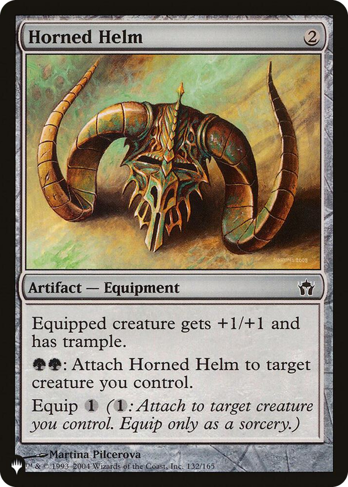 Horned Helm #132 C - The List Reprints Pokemon card