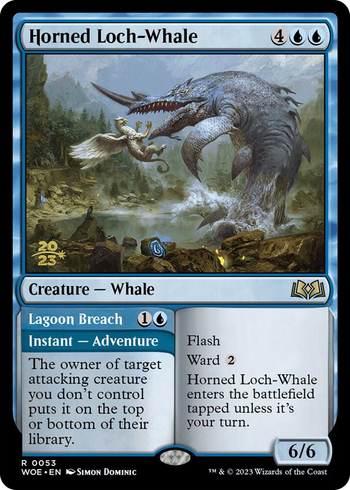 0053 Horned Loch-Whale R Prerelease Cards