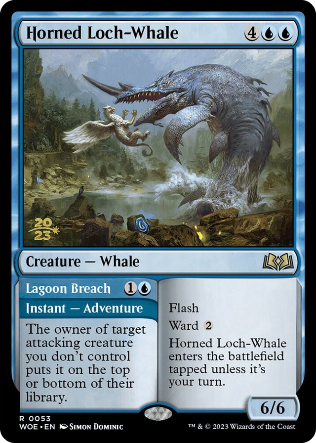 0053 Horned Loch-Whale R Prerelease Cards