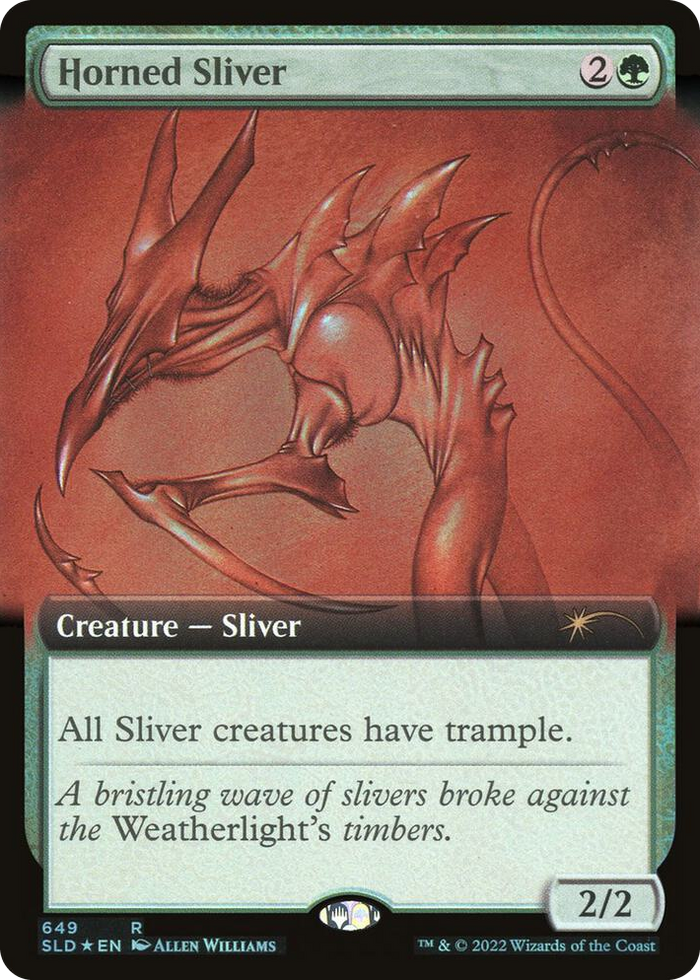 Horned Sliver (Extended Art) #649 R - Secret Lair Drop Series Pokemon card