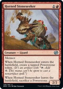 0138 Horned Stoneseeker U The Brothers' War