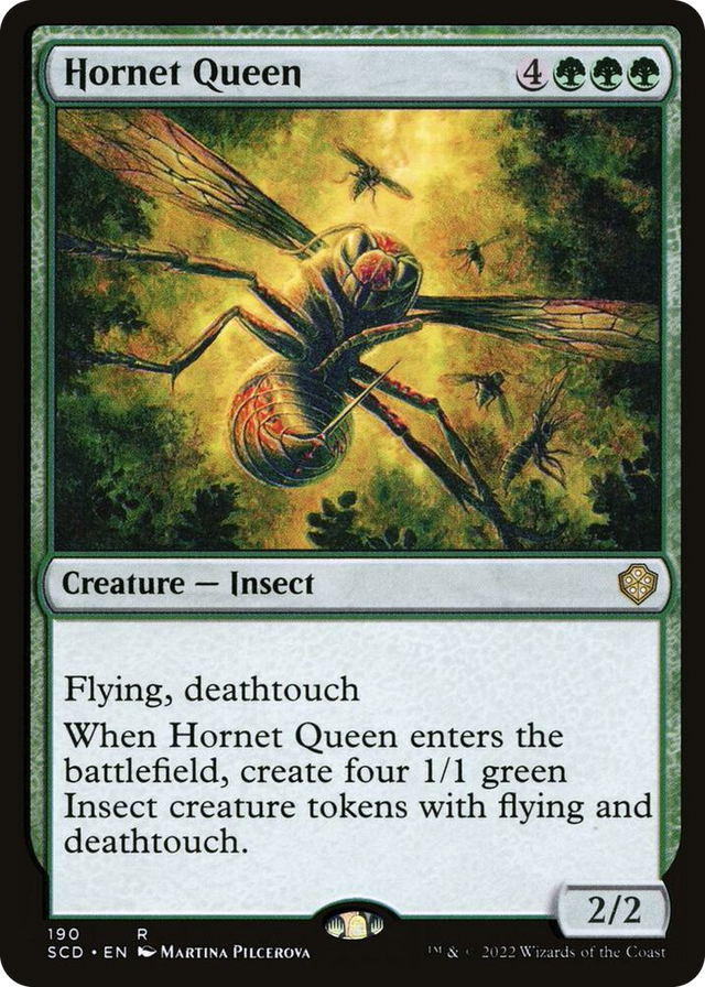 0190 Hornet Queen R Starter Commander Decks