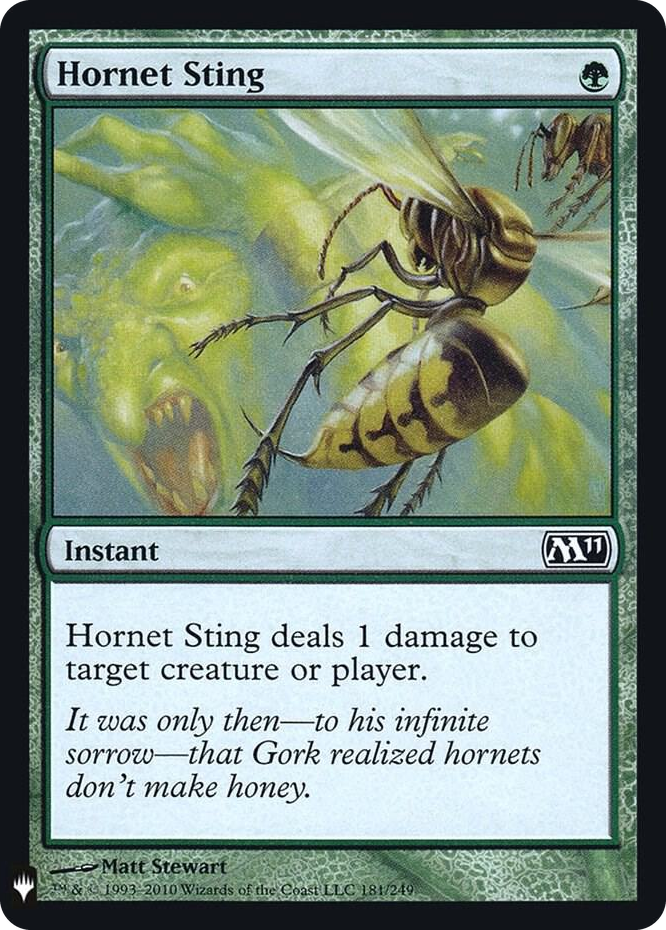 Hornet Sting #181 C - The List Reprints Pokemon card