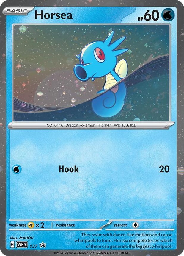 0137 Horsea - 137 (Cosmo Holo) Promo Scarlet & Violet Promo Cards