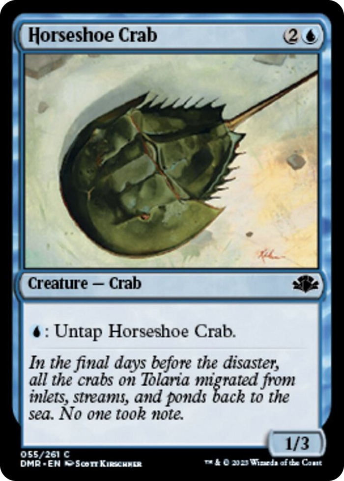Horseshoe Crab #55 C - Dominaria Remastered Pokemon card