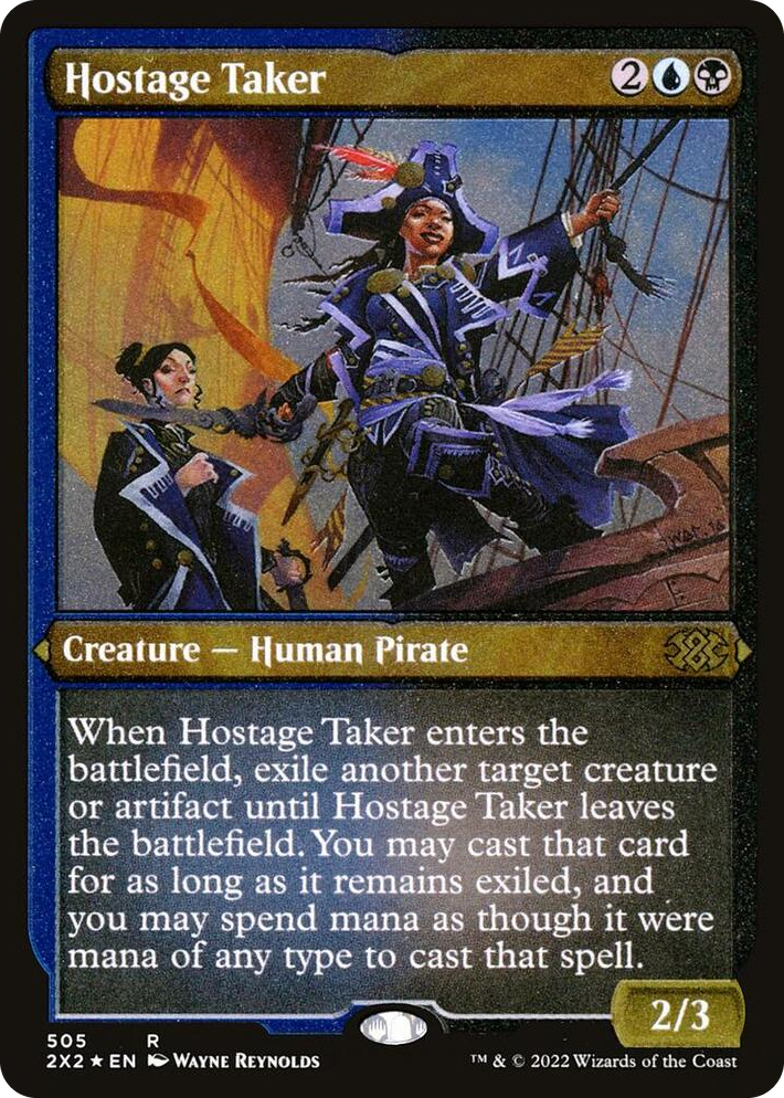 0505 Hostage Taker (Foil Etched) R Double Masters 2022