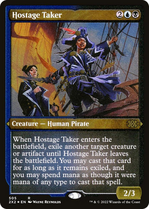 0505 Hostage Taker (Foil Etched) R Double Masters 2022