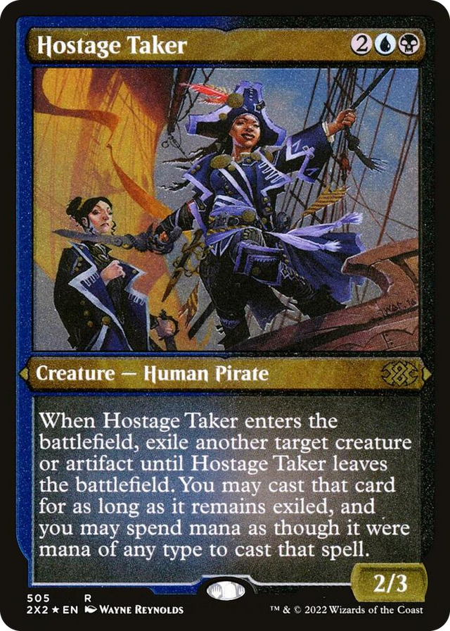 0505 Hostage Taker (Foil Etched) R Double Masters 2022