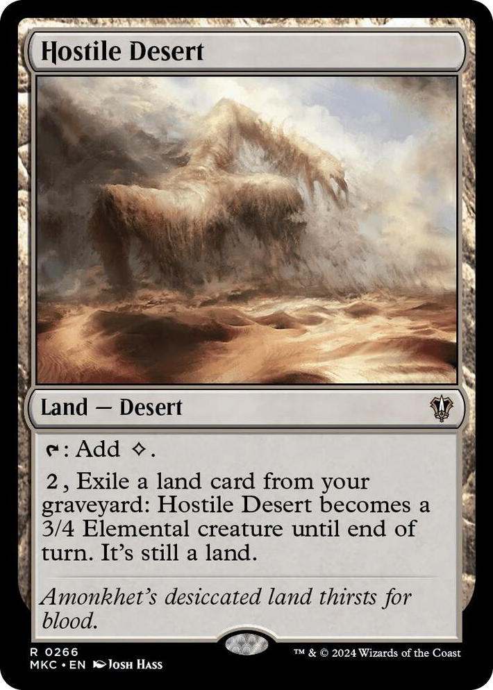 0266 Hostile Desert R Commander: Murders at Karlov Manor