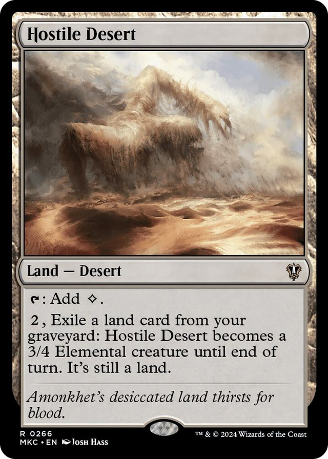 0266 Hostile Desert R Commander: Murders at Karlov Manor