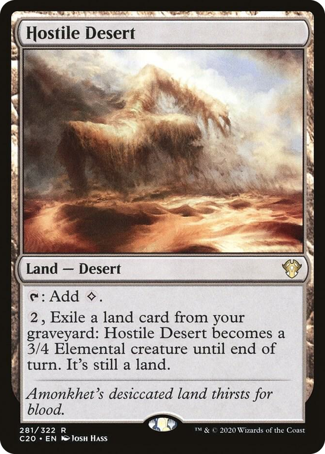 0281 Hostile Desert R Commander 2020