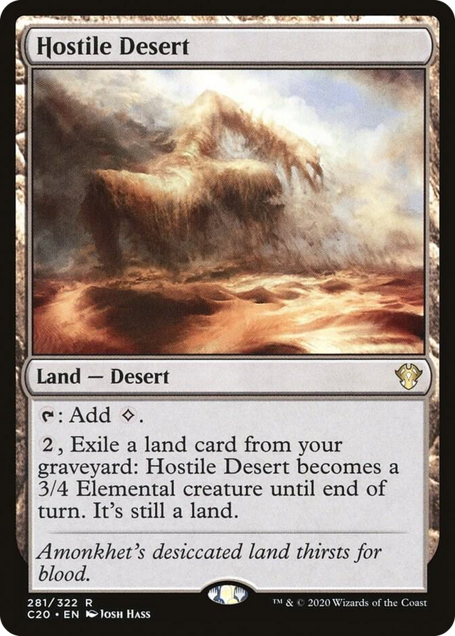 0281 Hostile Desert R Commander 2020