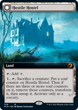 0379 Hostile Hostel (Extended Art) M Innistrad: Midnight Hunt