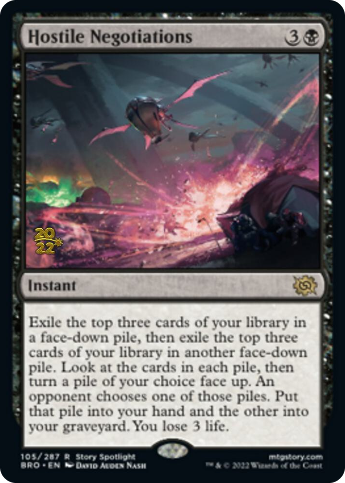 0105 Hostile Negotiations R Prerelease Cards