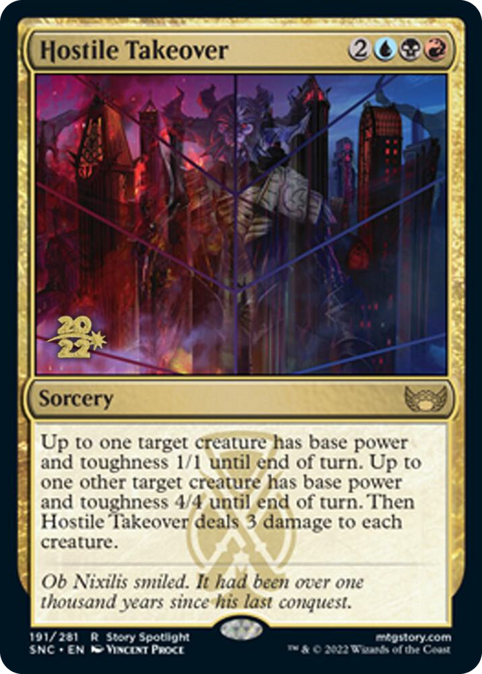 Hostile Takeover #191 R - Prerelease Cards Pokemon card