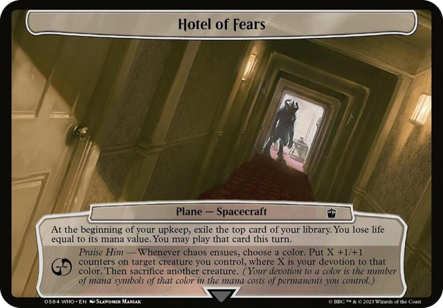 0584 Hotel of Fears T Planechase: Universes Beyond: Doctor Who