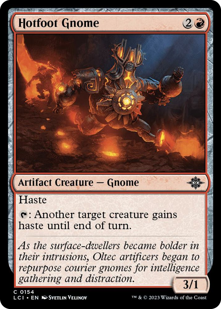 0154 Hotfoot Gnome C The Lost Caverns of Ixalan
