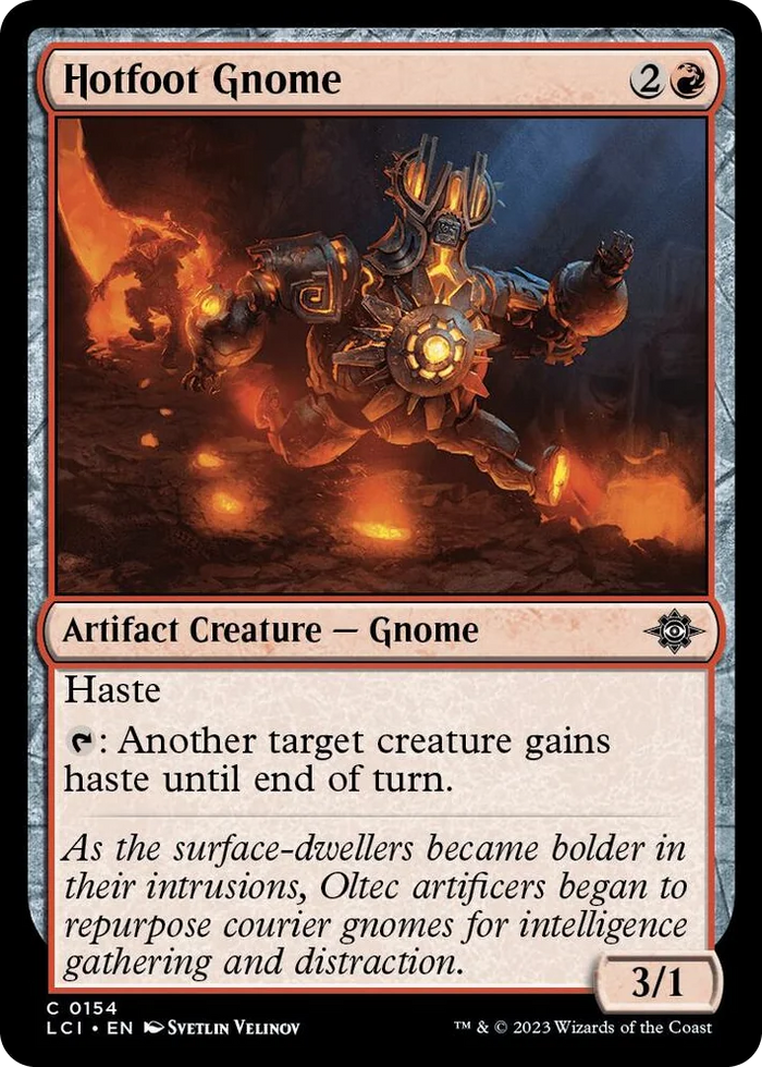 0154 Hotfoot Gnome C The Lost Caverns of Ixalan