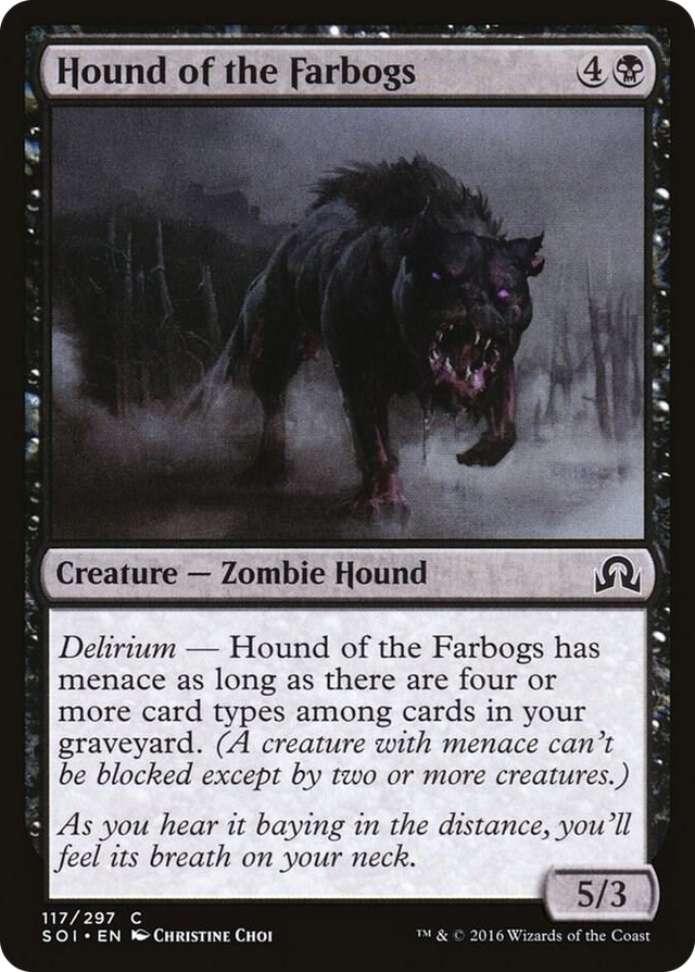 0117 Hound of the Farbogs C Shadows over Innistrad