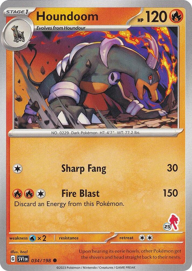 0034 Houndoom - Armarouge 23 Common Battle Academy 2024