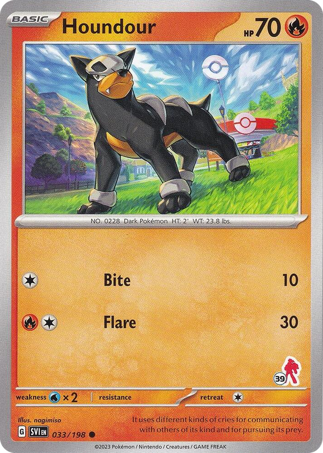 0033 Houndour - Armarouge 39 Common Battle Academy 2024