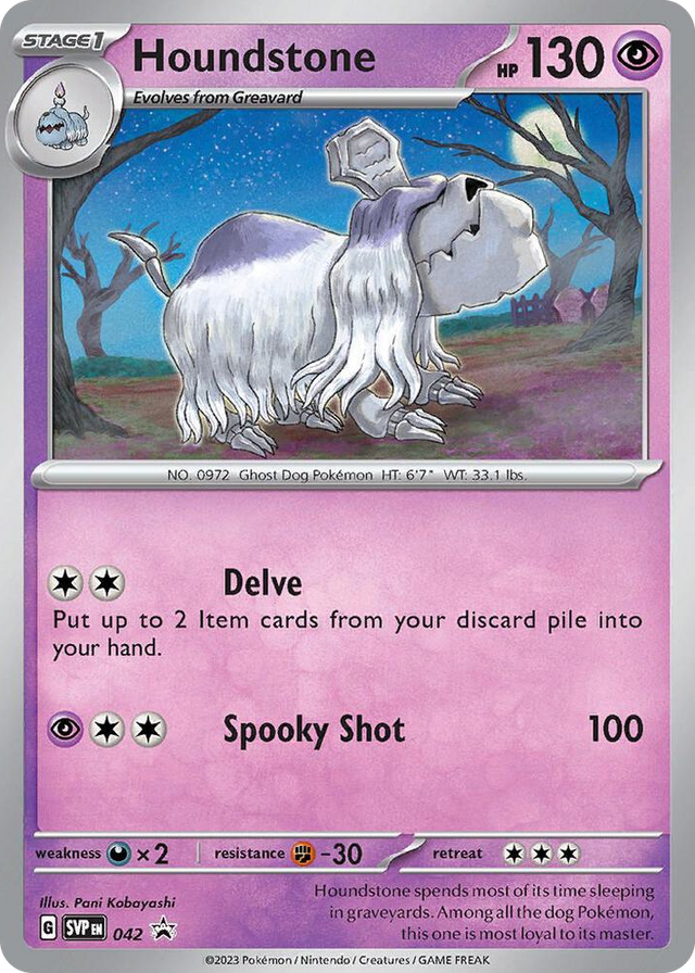 0042 Houndstone - 042 Promo Scarlet & Violet Promo Cards