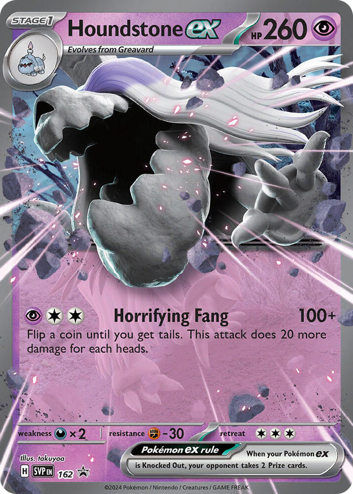 0162 Houndstone ex Promo Scarlet & Violet Promo Cards
