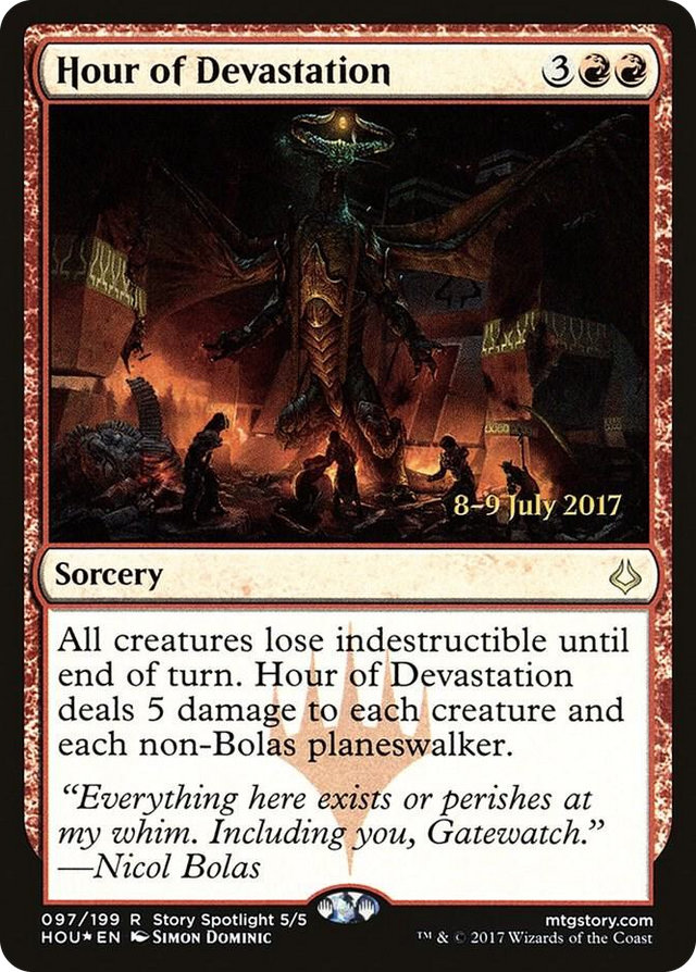 0097 Hour of Devastation R Prerelease Cards