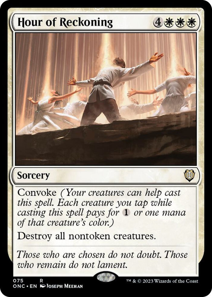 Hour of Reckoning #75 R - Commander: Phyrexia: All Will Be One Pokemon card