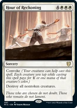 0087 Hour of Reckoning R Commander: Innistrad: Midnight Hunt