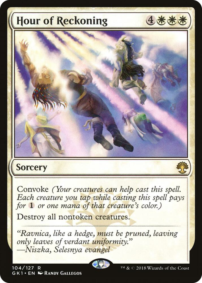 0104 Hour of Reckoning R Guilds of Ravnica: Guild Kits