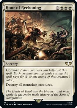 0187 Hour of Reckoning R Universes Beyond: Warhammer 40,000