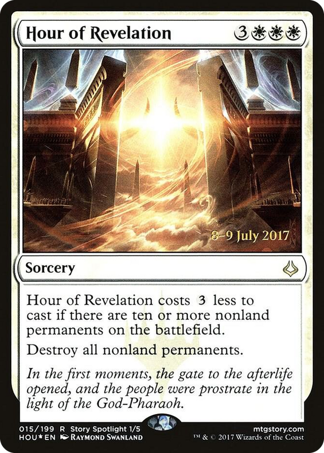 0015 Hour of Revelation R Prerelease Cards