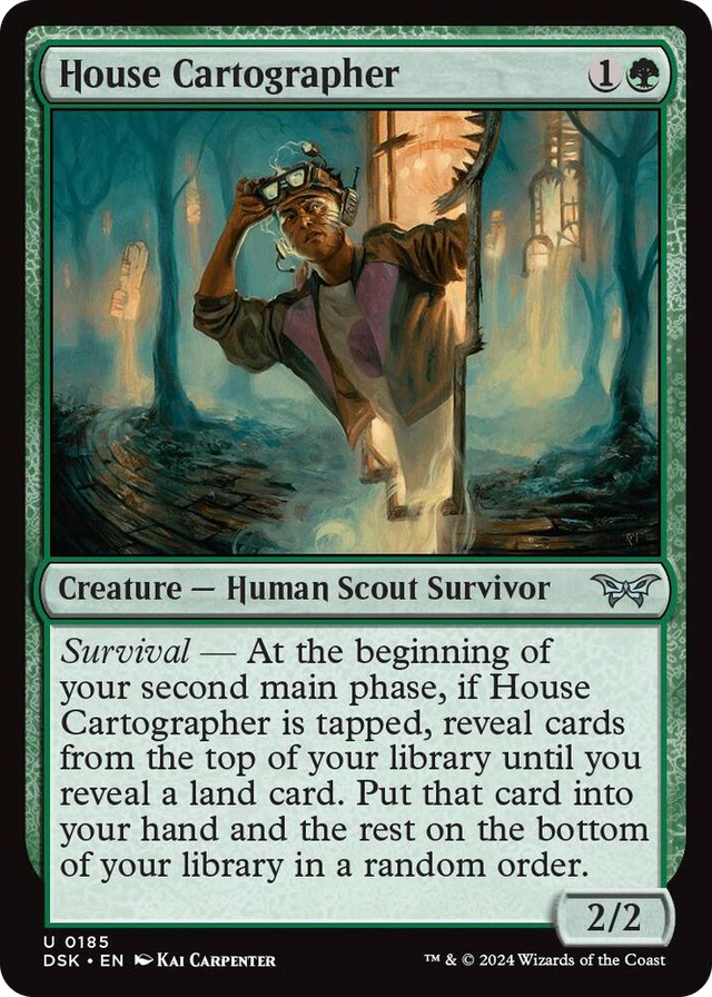 0185 House Cartographer U Duskmourn: House of Horror