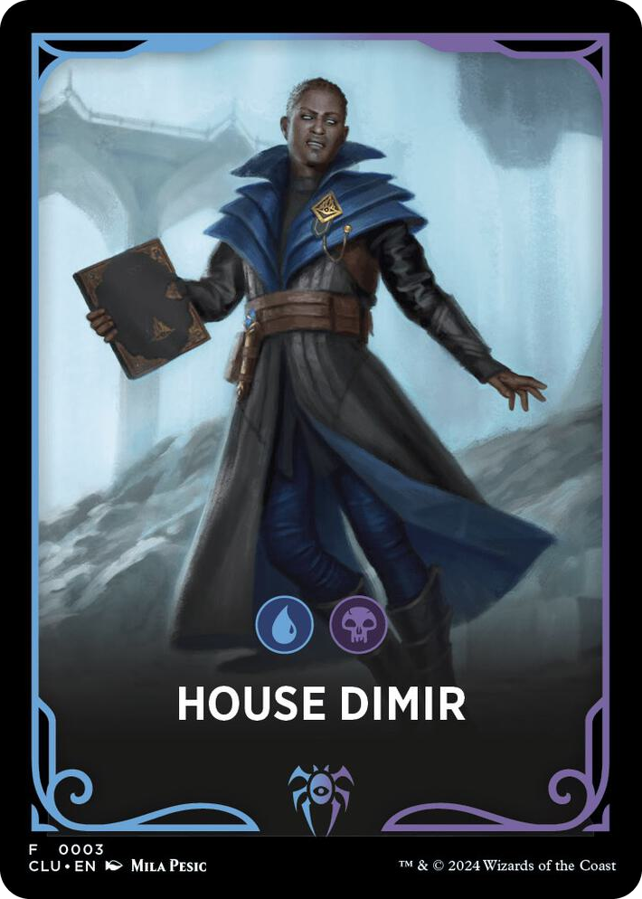 0003 House Dimir Theme Card T Ravnica: Clue Edition