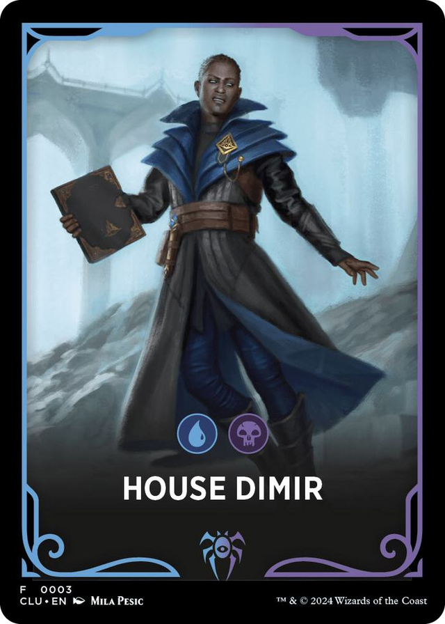 0003 House Dimir Theme Card T Ravnica: Clue Edition