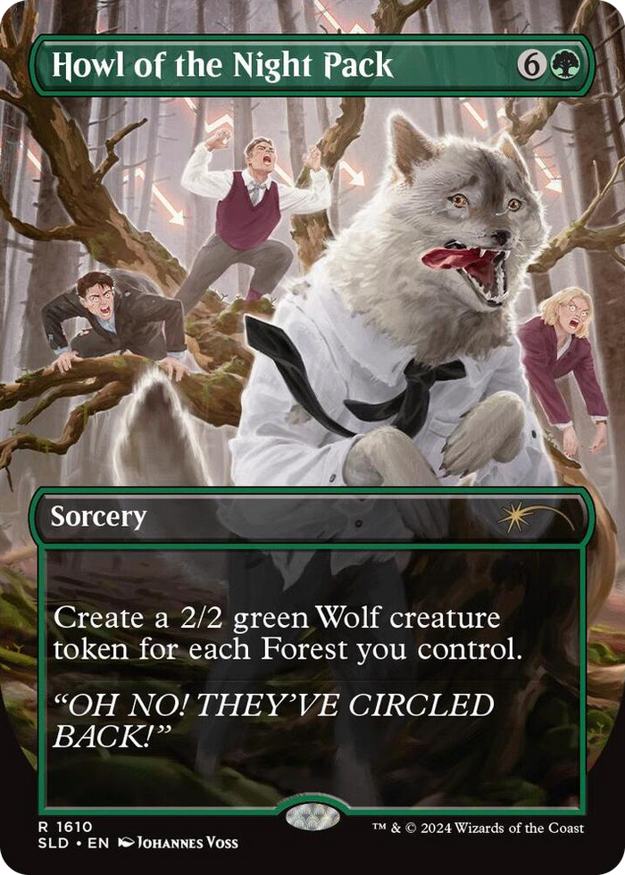 Howl of the Night Pack #1610 R - Secret Lair Drop Series Pokemon card