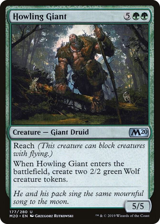 0177 Howling Giant U Core Set 2020