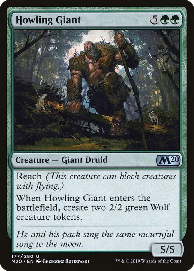 0177 Howling Giant U Core Set 2020