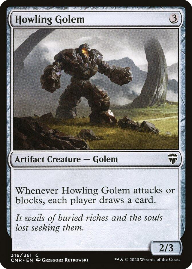 0316 Howling Golem C Commander Legends