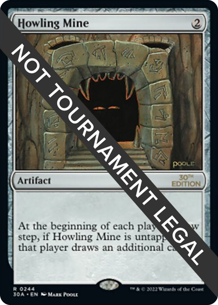0244 Howling Mine R 30th Anniversary Edition