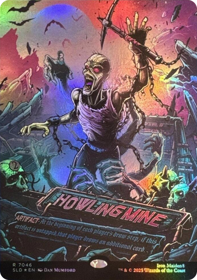 Howling Mine (7046) (Rainbow Foil) #7046 R - Secret Lair Drop Series Pokemon card