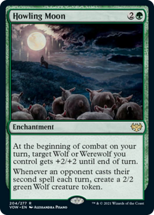 0204 Howling Moon R Innistrad: Crimson Vow