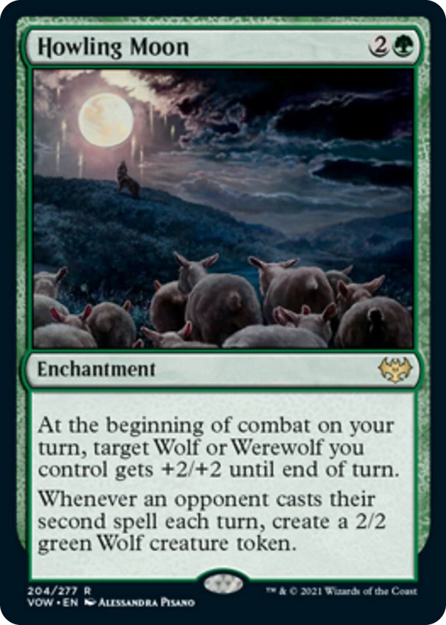 0204 Howling Moon R Innistrad: Crimson Vow