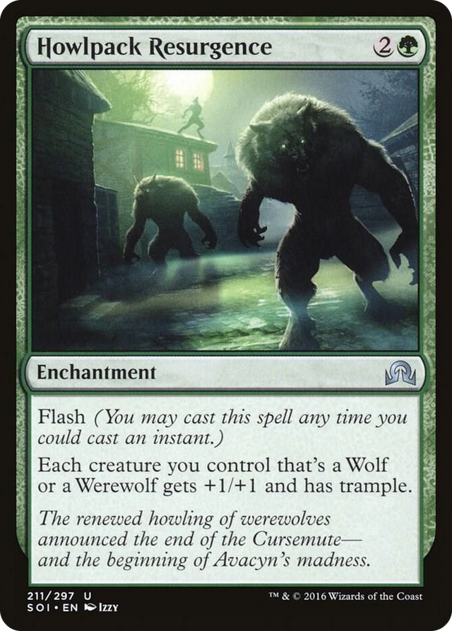 0211 Howlpack Resurgence U Shadows over Innistrad