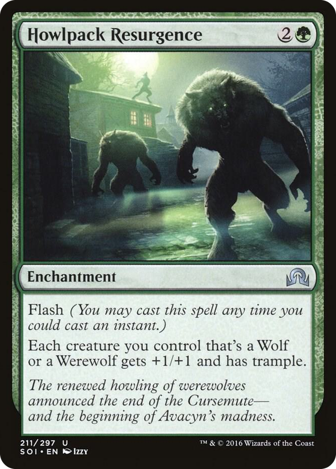 Howlpack Resurgence #211 U - Shadows over Innistrad Pokemon card