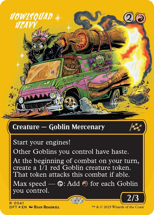 0541 Howlsquad Heavy (Borderless) (First-Place Foil) R Aetherdrift