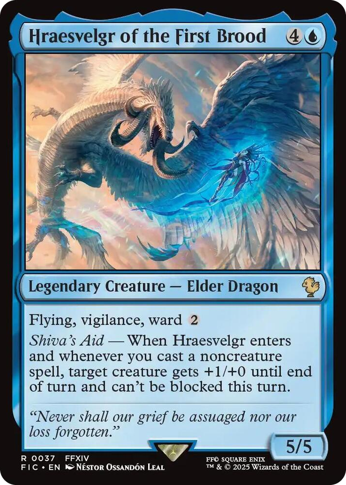 0037 Hraesvelgr of the First Brood R Commander: FINAL FANTASY