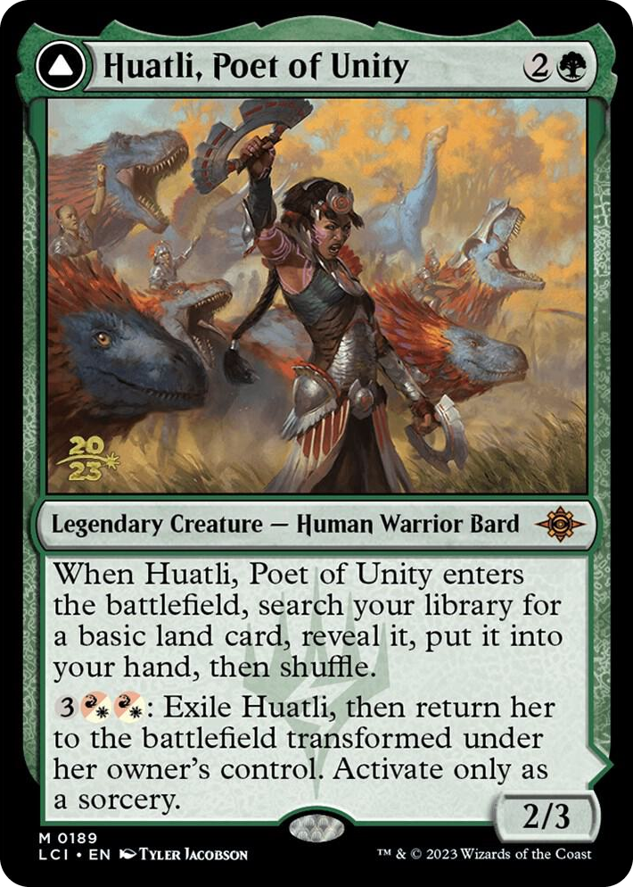 0189 Huatli, Poet of Unity M Prerelease Cards